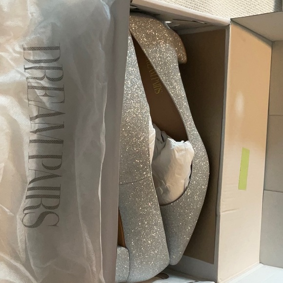 Silver glitter shoes size 11 - Picture 2 of 8